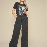 Mos Mosh - Gobi Pleat Jeans long, black