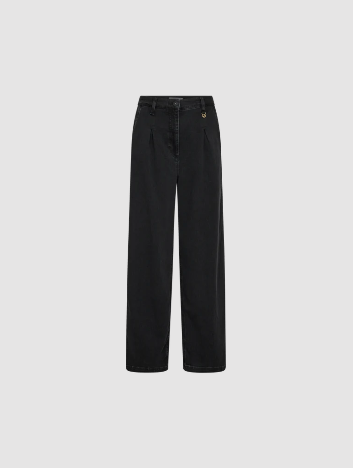 Mos Mosh - Gobi Pleat Jeans long, black