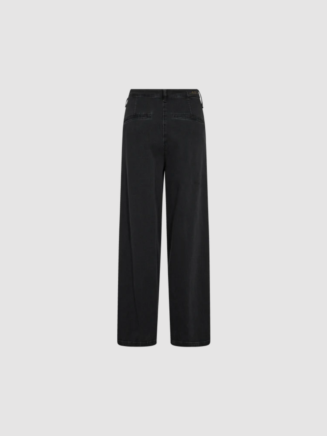 Mos Mosh - Gobi Pleat Jeans long, black