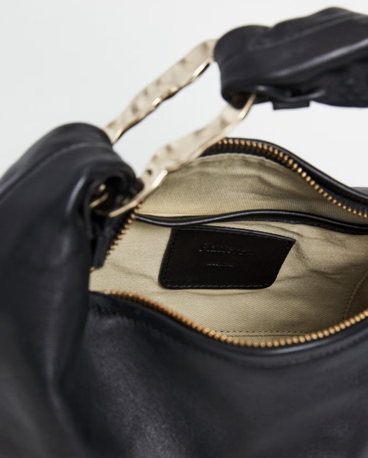 Flattered Amanda shoulder bag leather, black