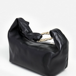 flattered amanda shoulder bag black
