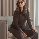 Karla cashmere neuletakki, dark chocolate