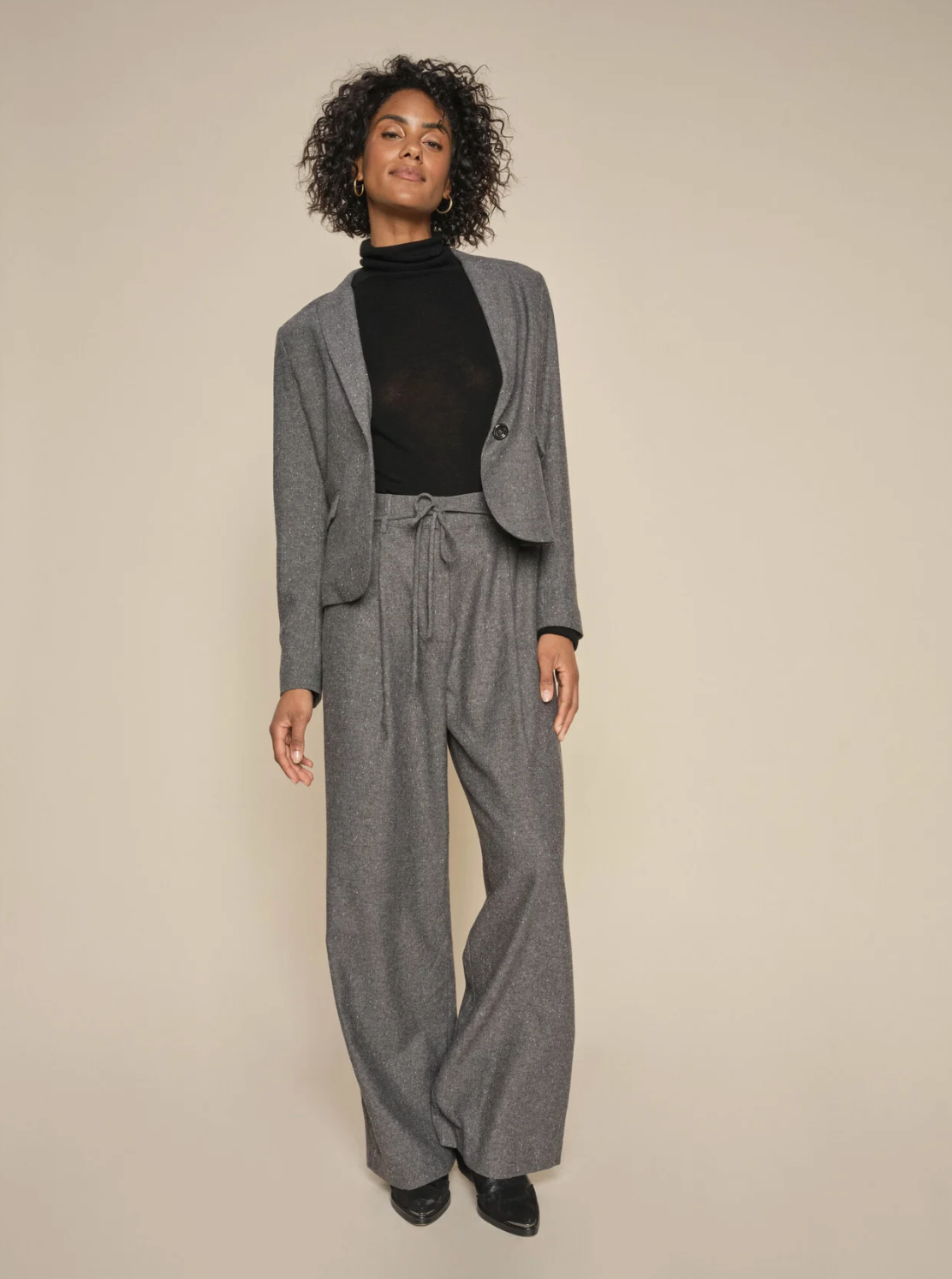 Mos Mosh - Leslie Zenia Pant long, black