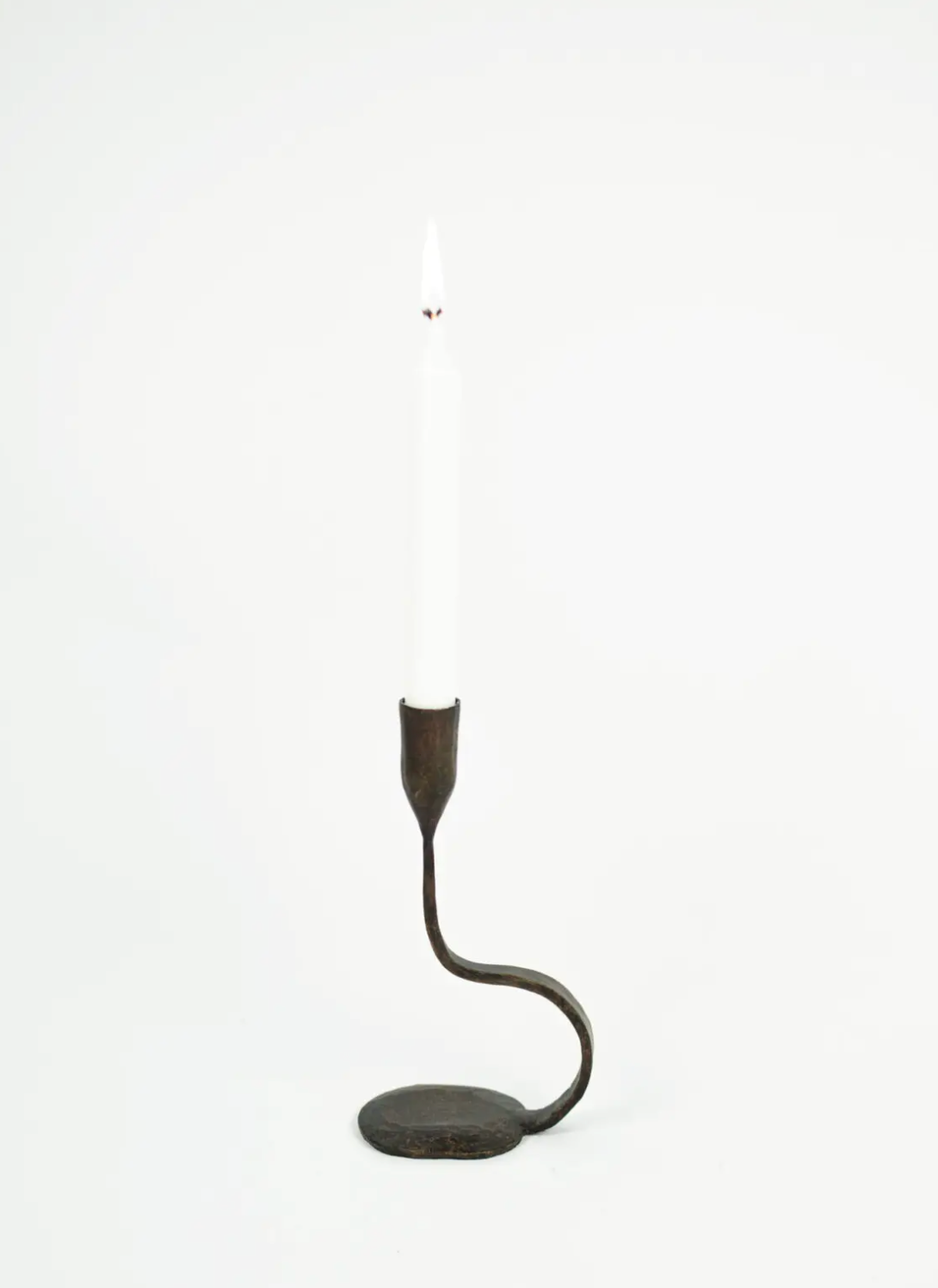 Steffi kynttilänjalka, 22 cm musta