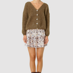 Americandreams - Cornelia mohairneuletakki, dark brown