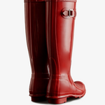 Hunter Original Tall Gloss Boot, Military red