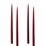 Kruunukynttilä pitkä 35cm, light bordeaux