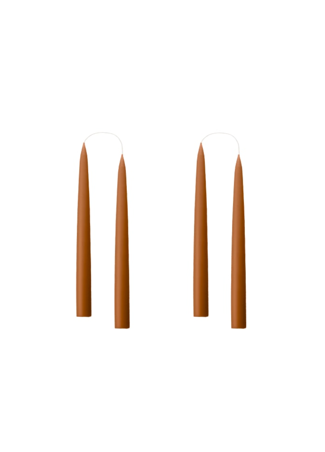 Kruunukynttilä lyhyt 20cm, terracotta