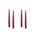Kruunukynttilä lyhyt 20 cm, light bordeaux