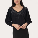 Malan neule, black