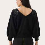 Malan neule, black