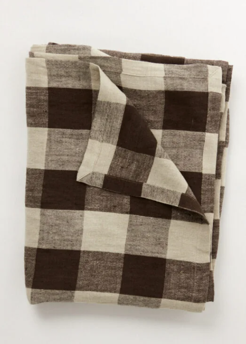 Olsson & Jensen - Johanna pöytäliina 150x300, brown/natural