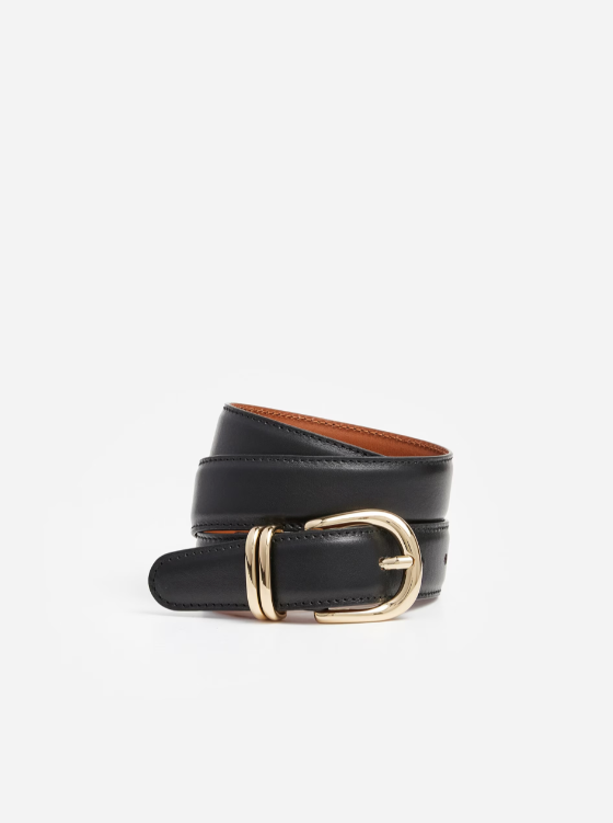Flattered - Beatrice vyö, leather black
