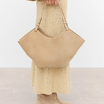 Flattered - Dilba Mini Tote Bag Suede Sand