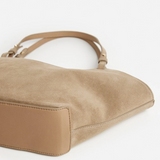 Flattered - Dilba Mini Tote Bag Suede Sand