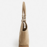 Flattered - Dilba Mini Tote Bag Suede Sand