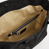 Flattered - Lesley tote bag, suede black
