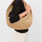 Flattered - Alva shoulder bag, suede sand