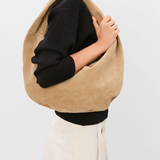 Flattered - Alva shoulder bag, suede sand