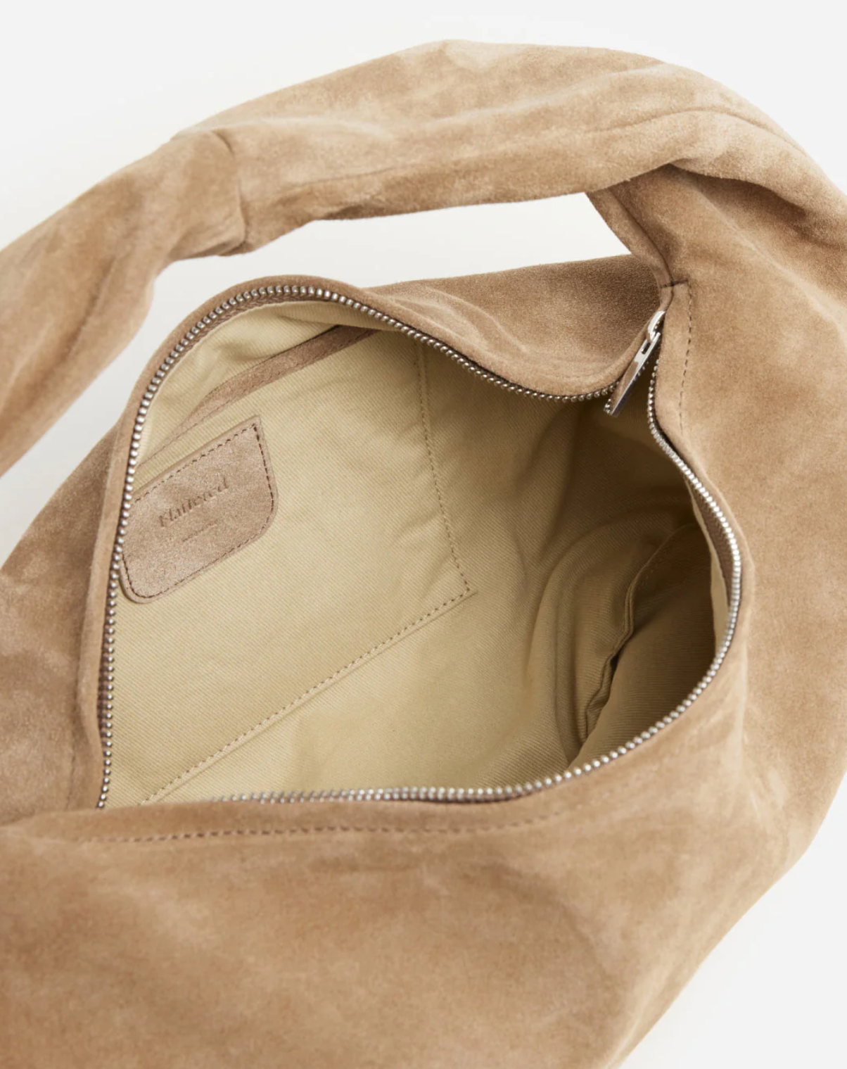 Flattered - Alva shoulder bag, suede sand