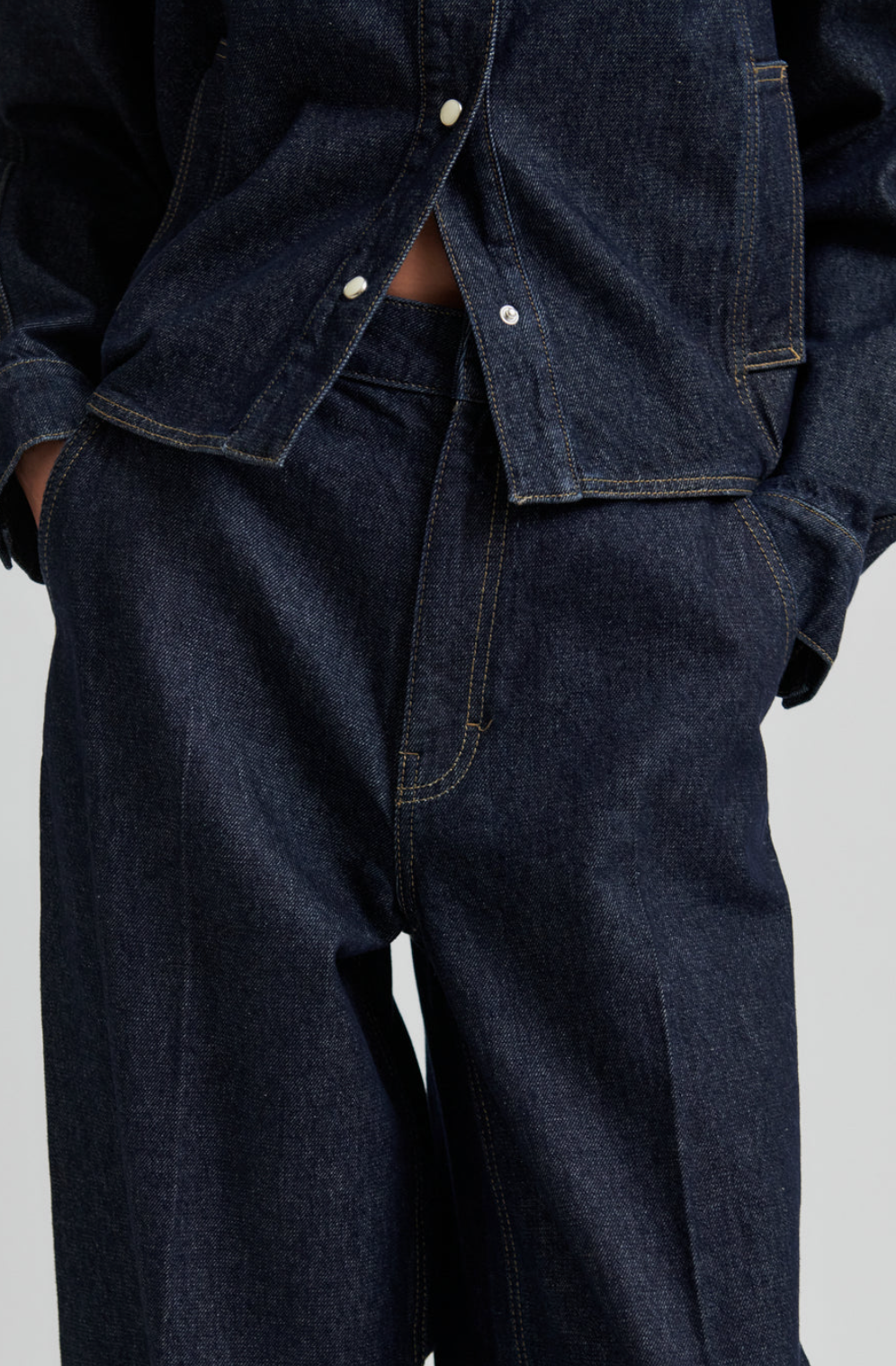 Columbus New Denim Trousers, dark blue denim