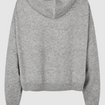 Lounge Knit Hoodie, grey melange