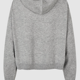 Lounge Knit Hoodie, grey melange