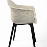 Andy bouclé tuoli, off-white