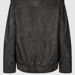 Auras Leather Jacket, black