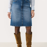 Leja farkkuhame, medium blue denim