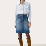 Leja farkkuhame, medium blue denim