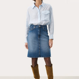 Leja farkkuhame, medium blue denim