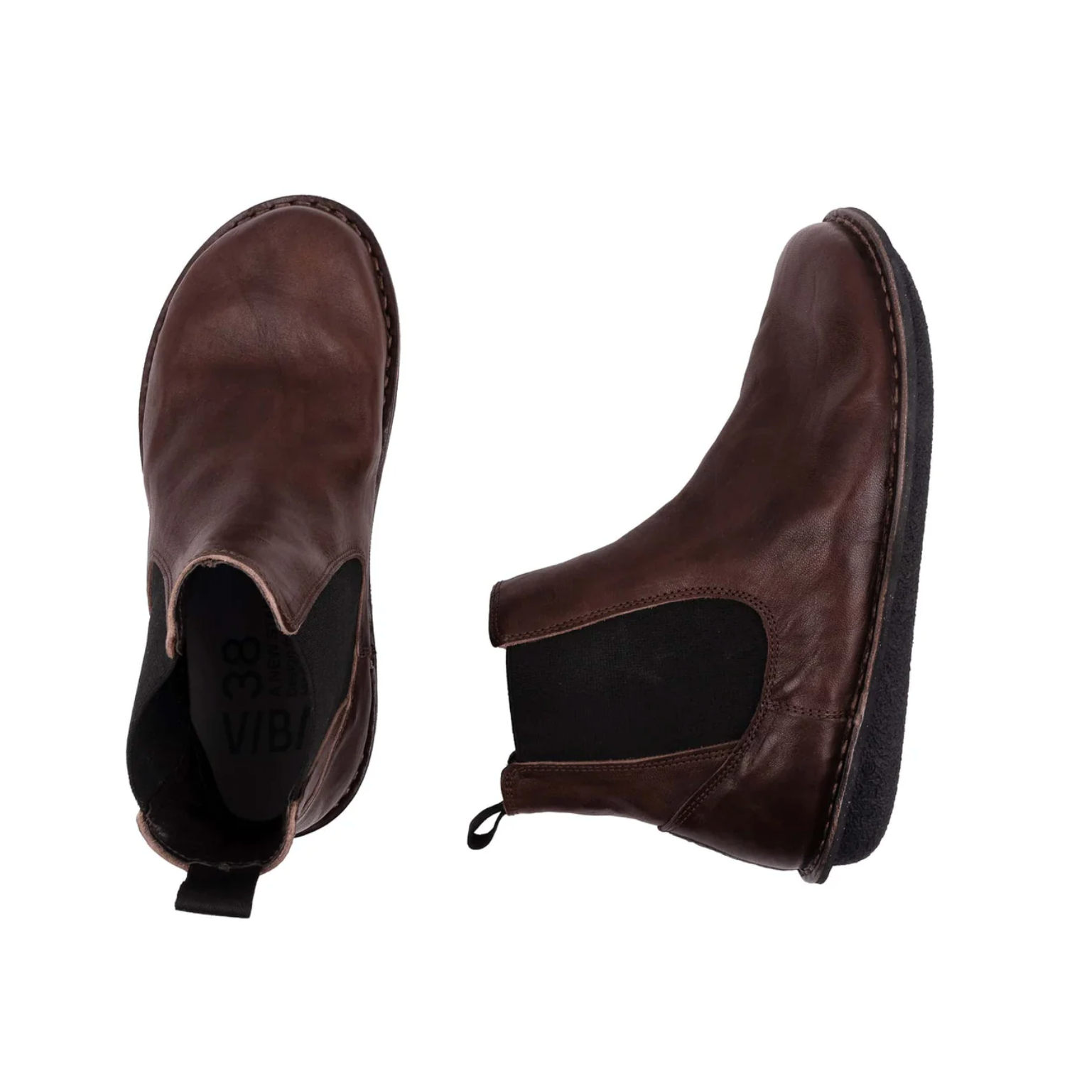 HELSINKI nilkkurit, Leather Cocoa Brown