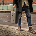 HELSINKI nilkkurit, Leather Cocoa Brown