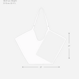 Dahlia tote bag, suede sand