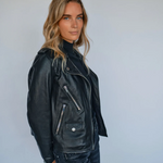 Mitchel Mol Leather Jacket, black