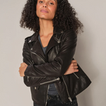 Mitchel Mol Leather Jacket, black