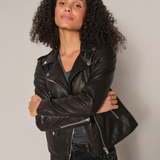 Mitchel Mol Leather Jacket, black