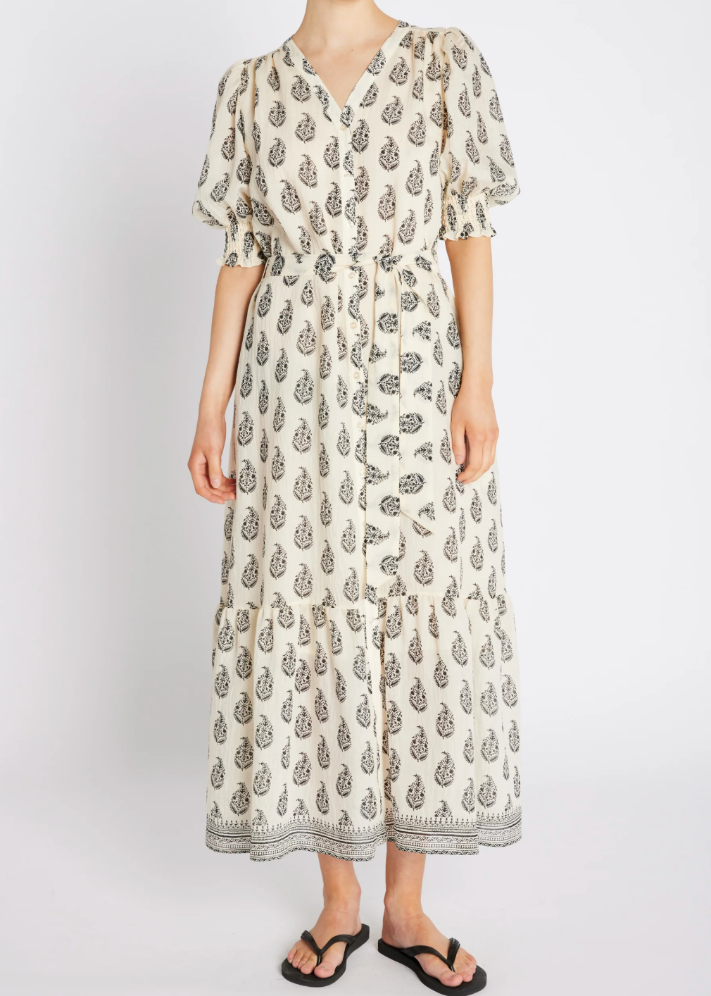 Duscle Yana mekko, cream/black