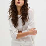 Diva Boxy neule, Bright White