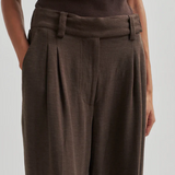 Lino housut, Chocolate Brown