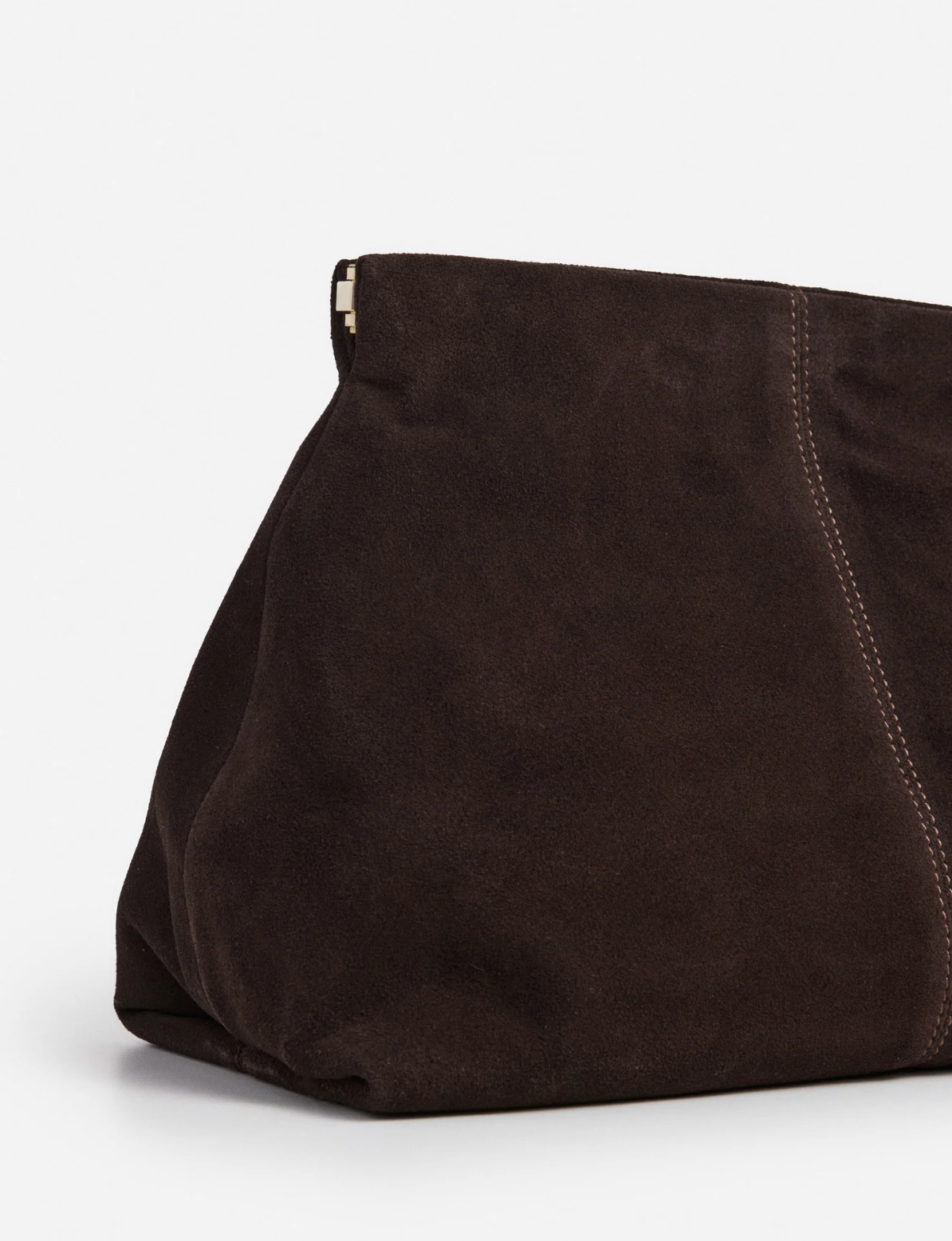 Clay Clutch mokkanahkaa, chocolate