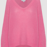 Silja mohairneule LOVE, Pink/Yellow