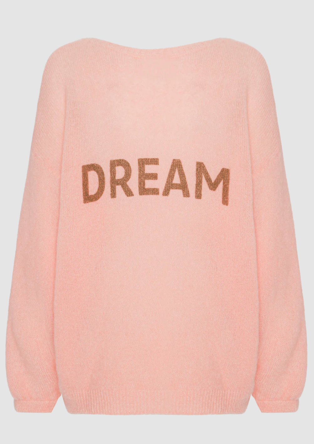 Silja mohairneule DREAM, Peach/Medium Brown