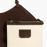 Dilba Mini Tote Bag, Suede Chocolade
