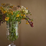 Hurrikaanimaljakko neliöjalalla, korkea H35cm