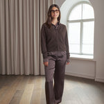 Karla cashmere neuletakki, dark chocolate