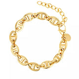 Celine chain bracelet gold