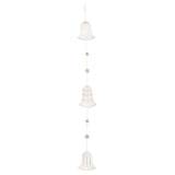 Paper Garland Bells 60cm Off White