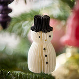 Paperiset lumiukot 2kpl 9/12cm, Off White